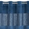Velours gordijn versierd met borduursels en pailletten ZKZQ-04