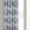 Velours gordijn met bloemen ZLC-01