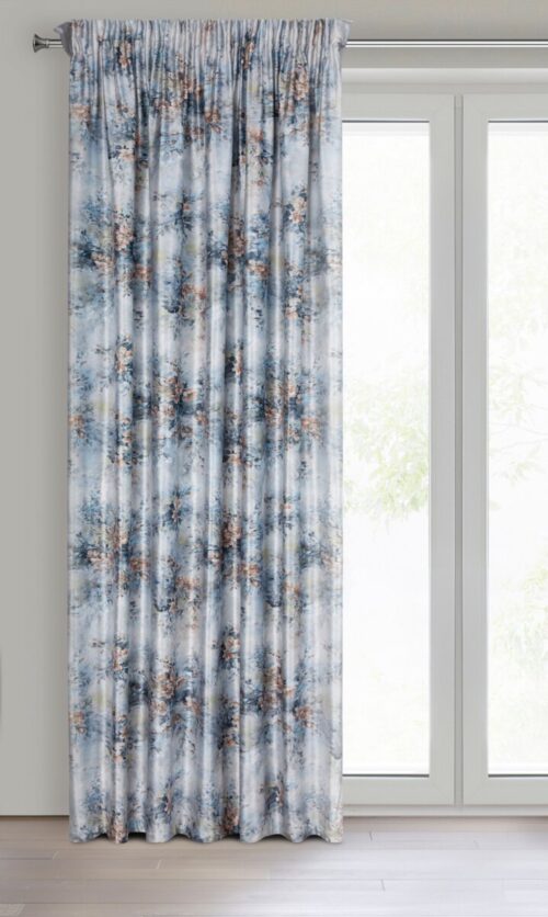 ZLC-01.jpg Velours gordijn met bloemen ZLC-01