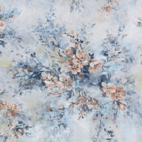 ZLC-01A.jpg Velours gordijn met bloemen ZLC-01