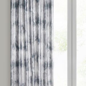 Velours gordijn met metallic print ZLD-01