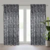 Gordijn met glanzende print ZLN-04