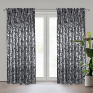 Gordijn met glanzende print ZLN-04