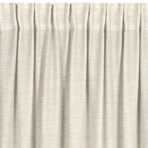 Linnenlook Plooigordijn Gemêleerd - Beige