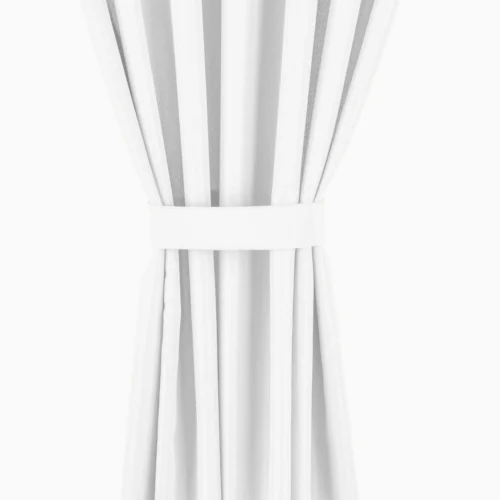 Waterdicht Tuingordijn met Plooien - Wit (190cm hoog)