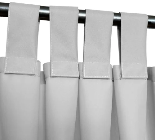 Waterdicht Tuingordijn met Afneembare Lussen - Off-white (190cm hoog)