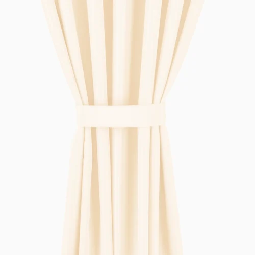 Waterdicht Tuingordijn met Plooien - Crème (190cm hoog)