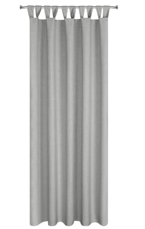 Waterdicht Buitengordijn Linnenlook - Grijs (260cm hoog)