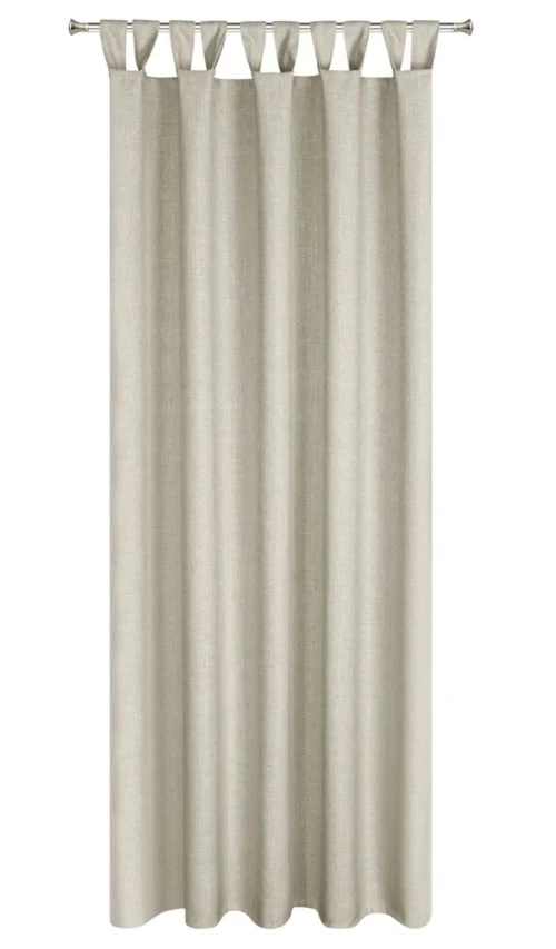 Waterdicht Buitengordijn Linnenlook - Beige (260cm hoog)