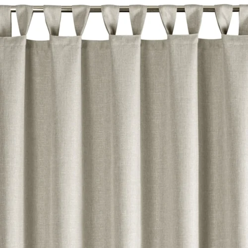Waterdicht Buitengordijn Linnenlook - Beige (260cm hoog)
