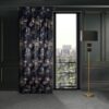 Velours gordijn met print ZWP-02