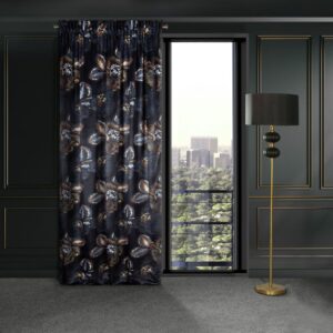 Velours gordijn met print ZWP-02
