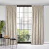 Velours gordijn met marmer print ZWS-03