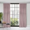 Velours gordijn met marmer print ZWS-05