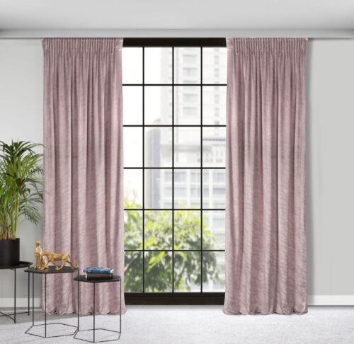Velours gordijn met marmer print ZWS-05