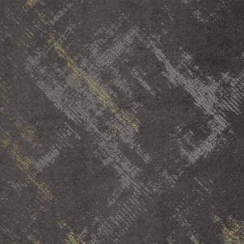 Velours plooigordijn met champagneprint ZWY-01