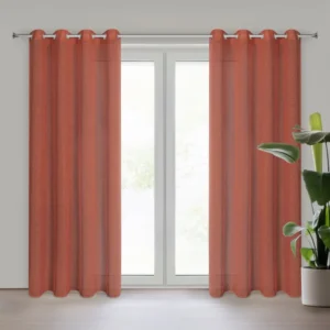 Inbetween met structuur - Terracotta rood