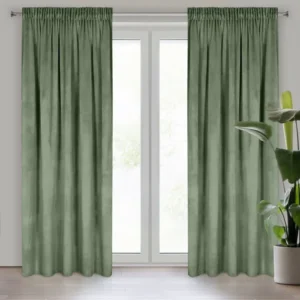 Velours plooigordijn ZYQ-17